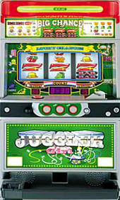 4号機】 北電子 ジャグラーガール（緑） 中古パチスロ実機 [4ch対応] A