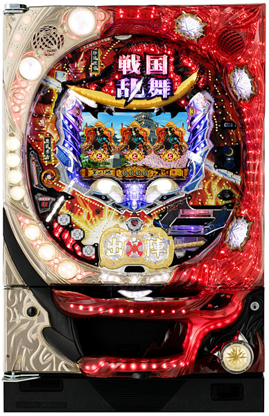 サミー ぱちんこCR戦国乱舞 蒼き独眼MX 中古パチンコ実機 [枠名：焔