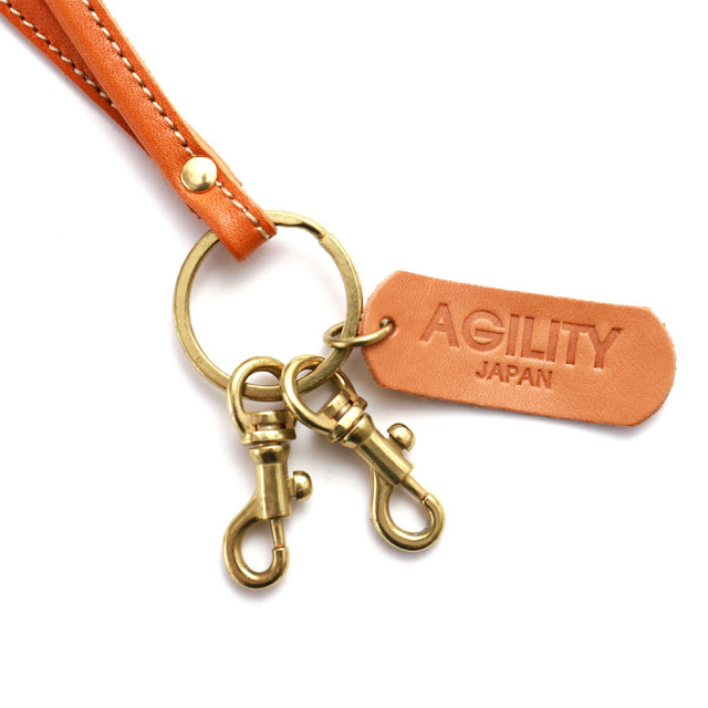 8mmネックストラップ』(全5色)ジーンズ（栃木レザー）/丁度いい8mm幅