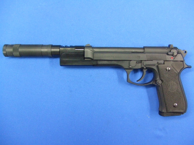 ベレッタM92FS LEON・レオン サイレンサー セミグロスブラック