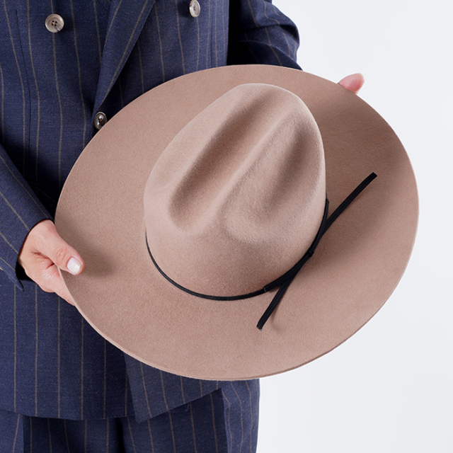 LIMITED ITEM】THE H.W.DOG&CO×AMERICAN WANNABE「WESTERN HAT / BEIGE