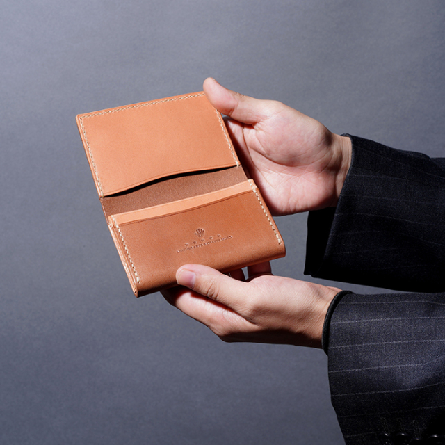 MOTO / モト「CA4 CARD CASE / BROWN」カードケース・名刺入れ