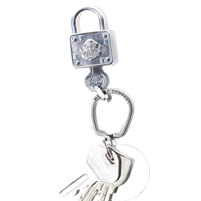 WG-004 /「PADLOCK - KEY CHAIN / SILVER」パドロックキーチェーン