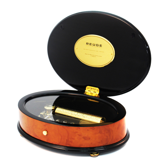 リュージュ REUGE オルゴール 72弁 Clara マドロナ象嵌 AXA.72.5203