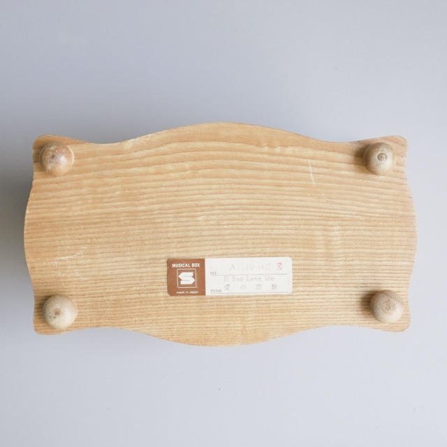 日本 ウッド Sankyo サンキョー オルゴールボックス