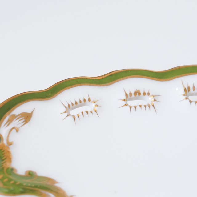 ドイツ 1890年代 磁器 NYMPHENBURG ニンフェンブルク 果実紋プレート