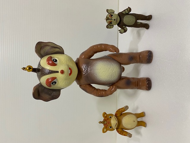 イヌクマ☆チャメゴン☆快獣ブースカ☆ソフビ人形 22．5cm JAPAN