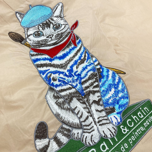 【新品】チャコット×ボールアンドチェーン Catトートバッグ M アイアンブルー 新品】チャコット×ボールアンドチェーン Catトートバッグ M アイアン