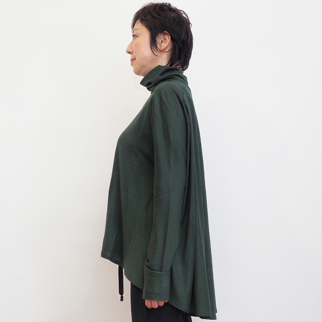 コグザビッグスモークプルオーバートップスレディースタートルネック