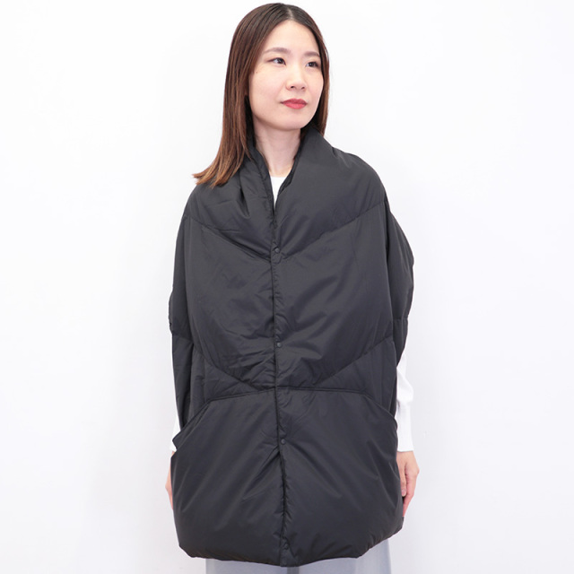 NANGA ナンガ ND2442-3C605-B ダウンポンチョマフラー ダウンケープ