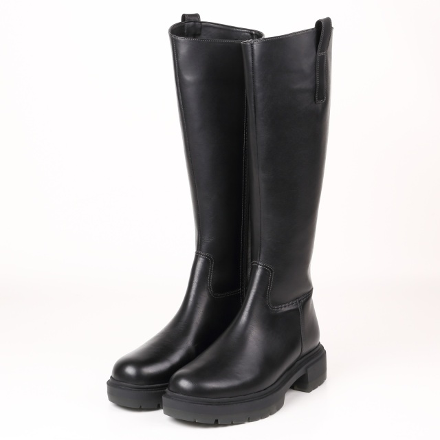 OUTLET】BARCLAY（バークレー）厚底モールドソールロングブーツ