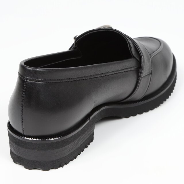 BARCLAY（バークレー）タンクソールバックルローファー ブラック