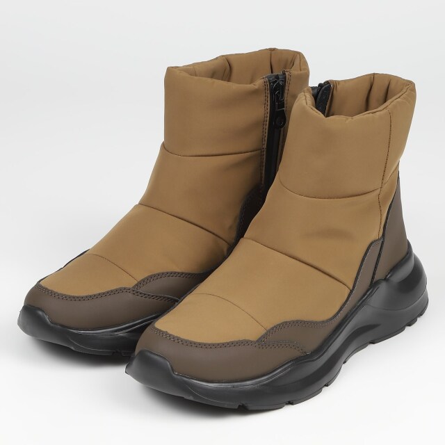 KISCO（キスコ）キルティングブーツ ベージュコンビ｜BARCLAY