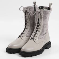 BARCLAY ファスナー付レースアップブーツ キャメル｜BARCLAY