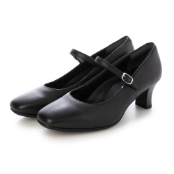 VITA NOVA（ヴィタノヴァ）リボン付カッターパンプス ブラックエナメル