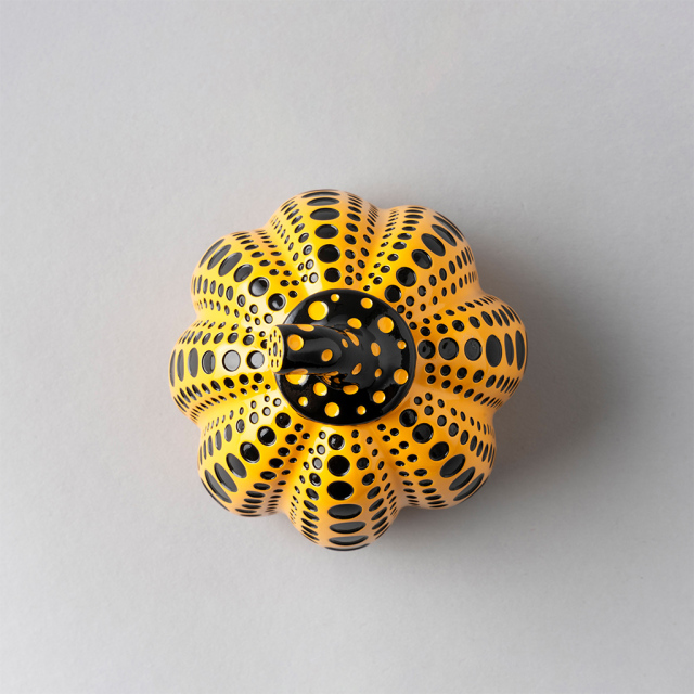 Max.5】草間彌生南瓜オブジェ 黄_Yayoi Kusama Pumpkin Object YELLOW