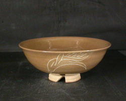 処分品 虫明焼 岡山県無形文化財 黒井 千左 四方桟共箱付き虫明抹茶