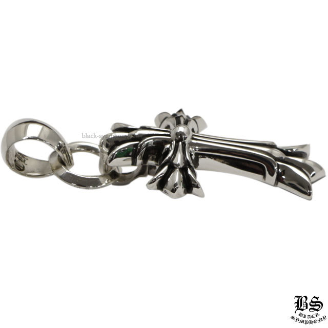 クロムハーツダブルCHクロスペンダントスモールwithベイル|クロム