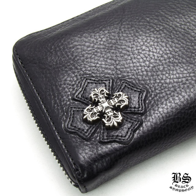 クロムハーツRECFジップ#2フィリグリープラスウォレットブラック