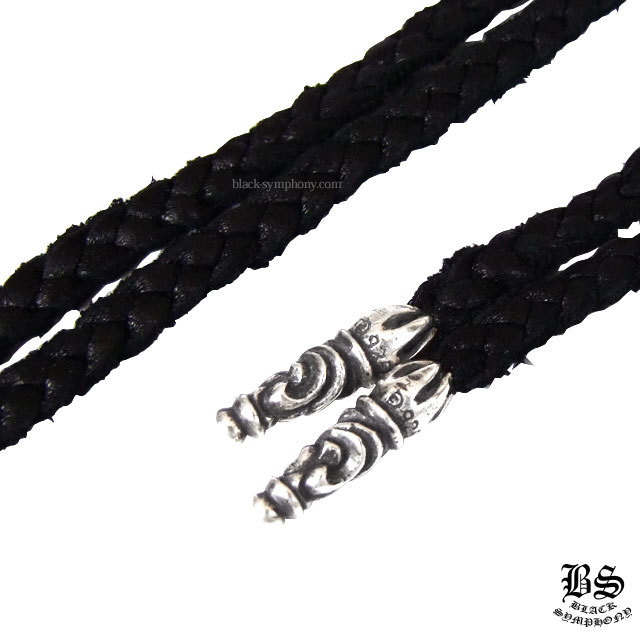 クロムハーツタイニーレザーブレードスモールスクロールボロチップ