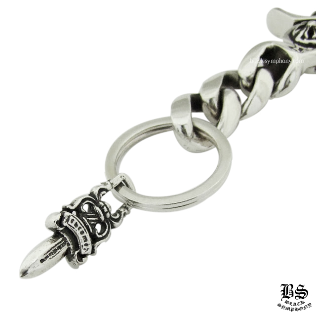 クロムハーツキーリングショートクラシックチェーン2リンク|クロム