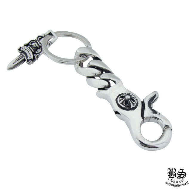 クロムハーツキーリングショートクラシックチェーン2リンク|クロム