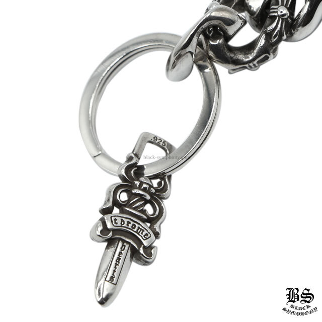 クロムハーツキーリングショートファンシーチェーン2リンク|クロム