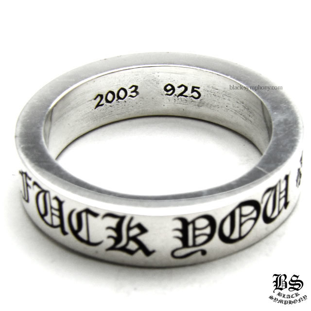 クロムハーツスペーサーリングFUCKYOU6mm|クロムハーツ通販専門店
