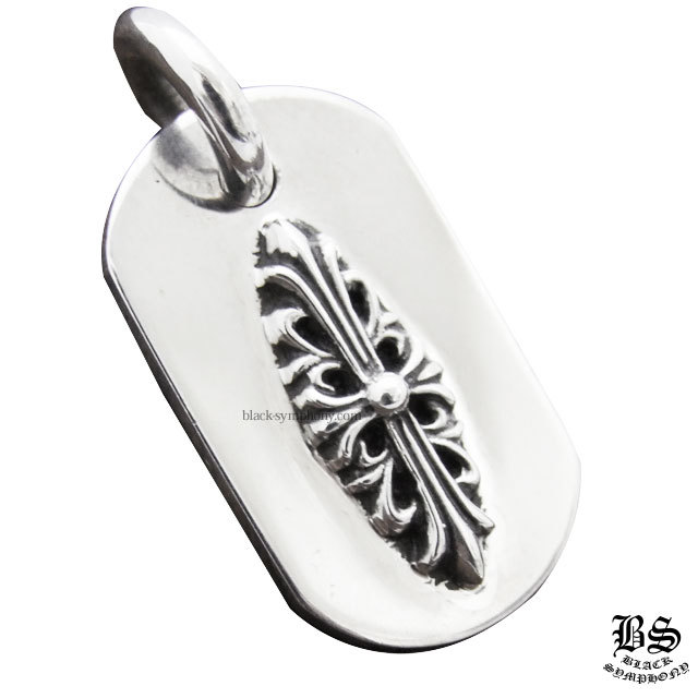 クロムハーツレイズドフローラルクロスドッグタグ|クロムハーツ通販