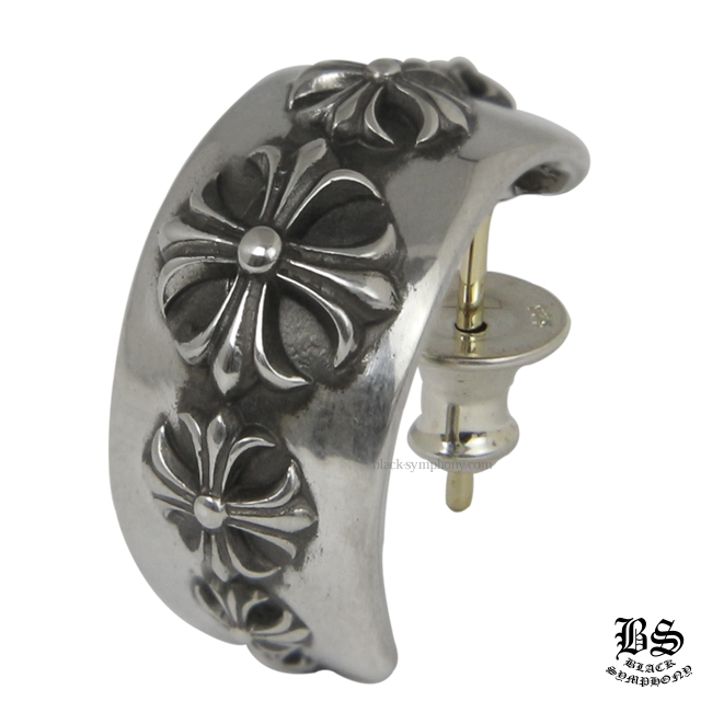 クロムハーツCHプラスワイドフープピアススモール|クロムハーツ通販