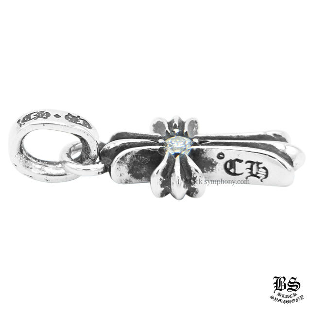 クロムハーツCHクロスベビーファットチャームwithシングルダイヤモンド