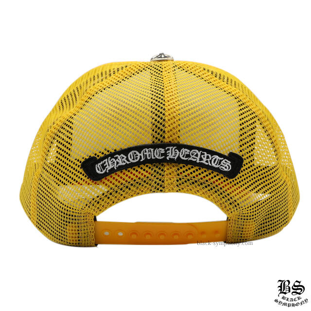 クロムハーツトラッカーキャップキングタコマルチカラークロスイエロー