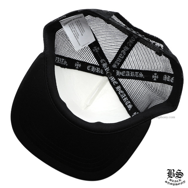 クロムハーツトラッカーキャップキングタコCHスクロールブラック