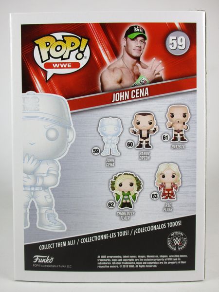 ジョン・シナ クリア版 [WWE] FUNKO(ファンコ) POP! WWE 59｜ボビング