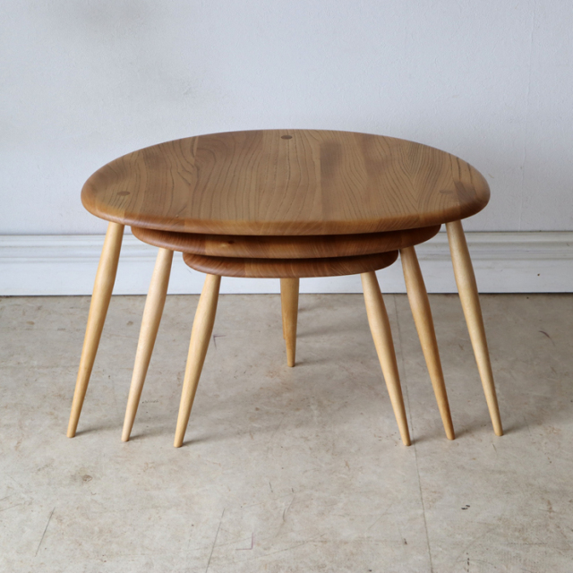 美品】アーコール（ERCOL）ネストテーブル 商品番号【021057