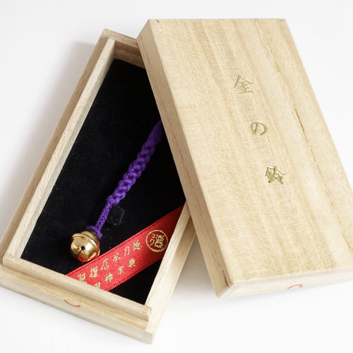 送料無料】【日本製】18金/K18/18金 ストラップ/根付 金の鈴/ベル