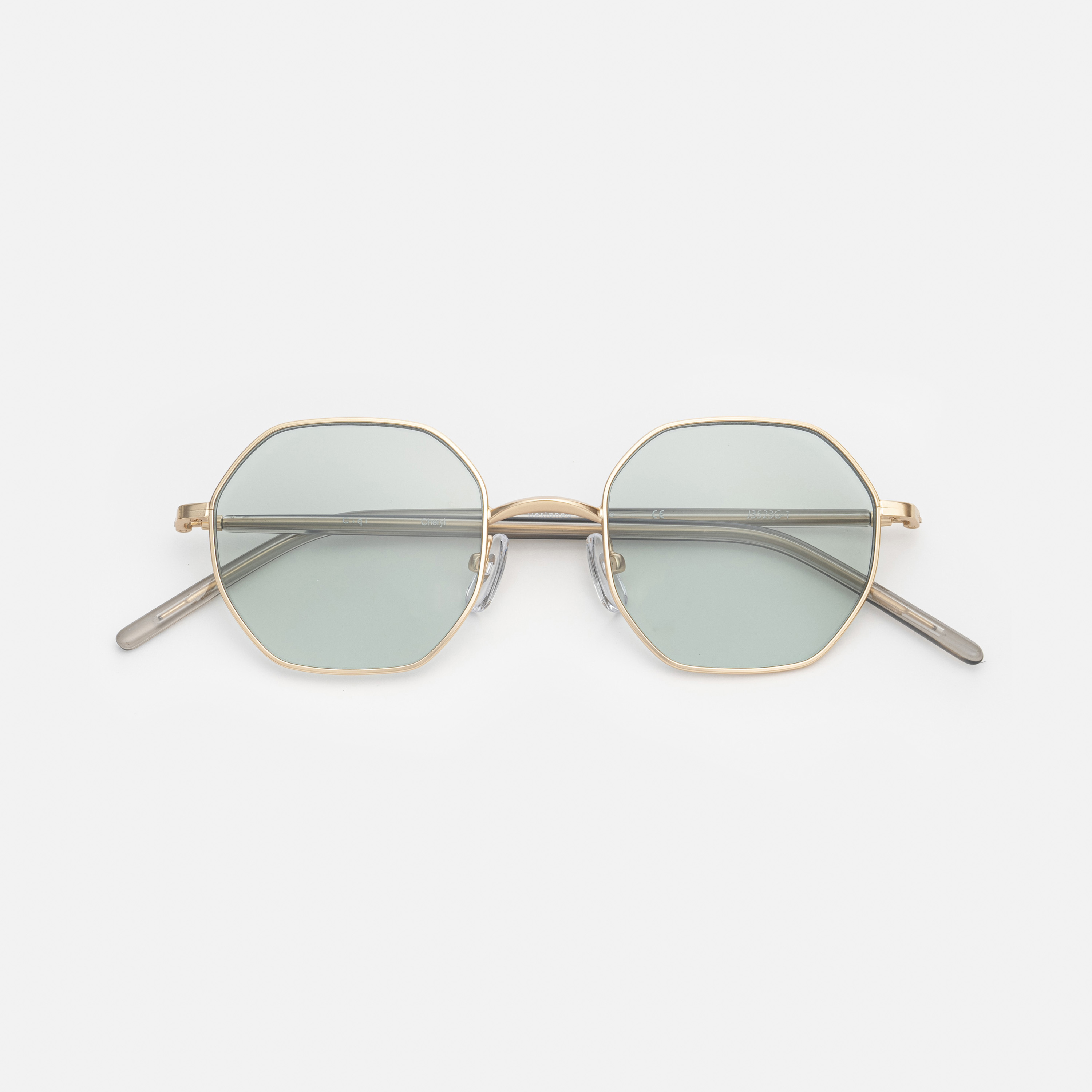 CHERYL Sky Gray / Light Green Lens sunglasses《シェリル スカイ