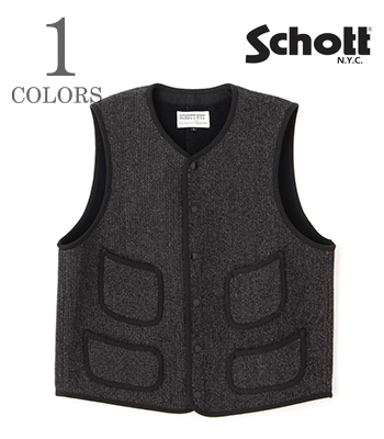 Schott ショット ラッセル編|ビーチクロスベスト『BEACH CLOTH VEST