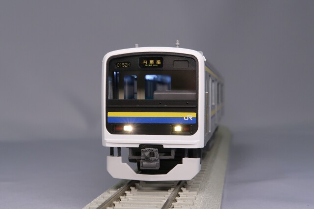 JR 209系 2100番台 房総色4両 側面幕オマケ付 室内灯別売可 JR東日本