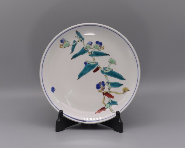 丸皿 露草の図 [ 武腰潤 ]