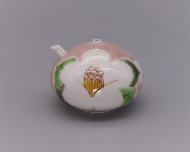 水滴 椿（水色・黄・ピンク） [ 九谷極彩×色絵九谷 遊 ]