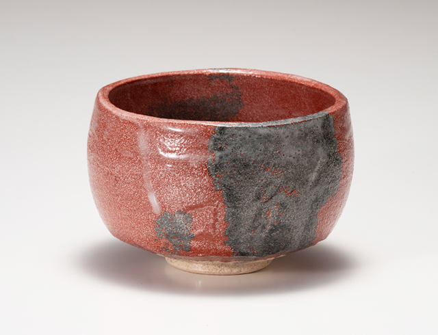 抹茶碗 赤 / 大樋焼 かぶらきでしか買えない
