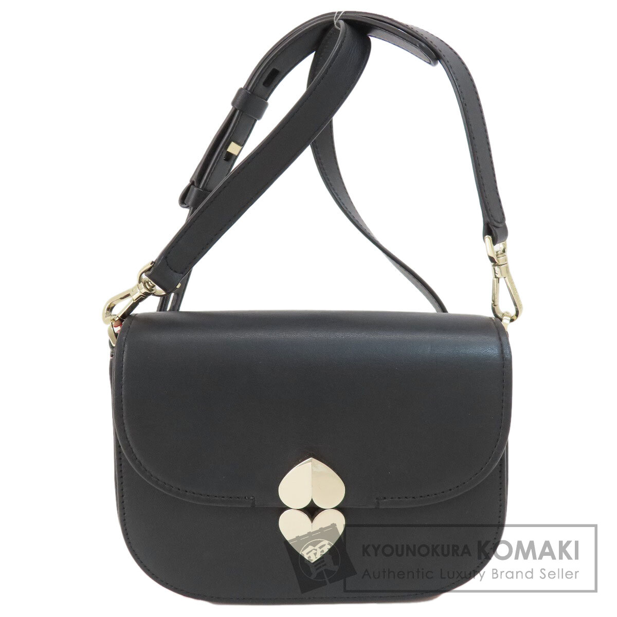 kate spade ケイトスペード ハートモチーフ ショルダーバッグ レザー