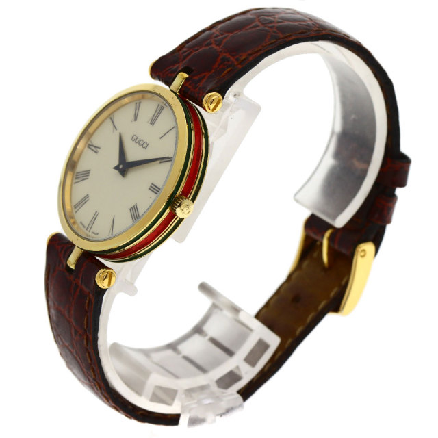 GUCCI グッチ シェリーライン 腕時計 GP/革 ユニセックス ブランド京の