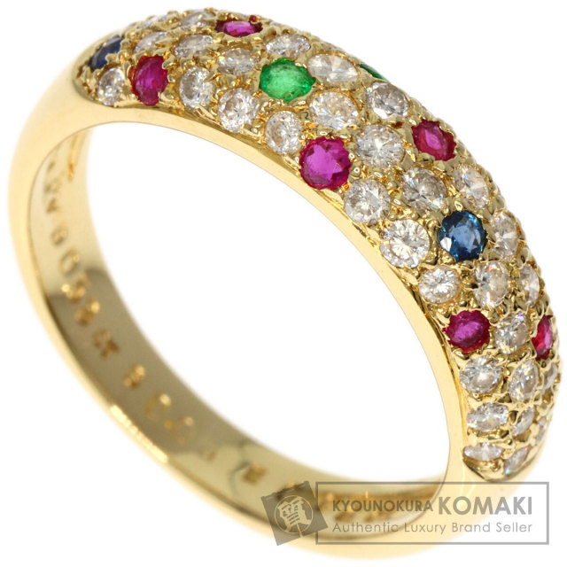 Ponte Vecchio K18ダイヤモンド0.28イエローゴールドブローチ Ponte