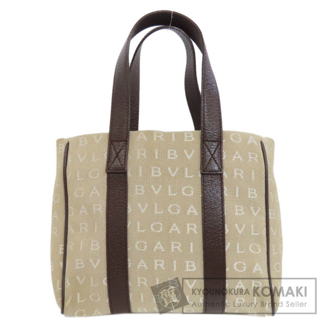 BVLGARI ブルガリ ミニトート ロゴマニア ハンドバッグ キャンバス