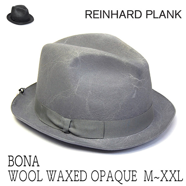 REINHARD PLANK(レナード プランク) ウールフエルト中折れ帽(BONA WOOL