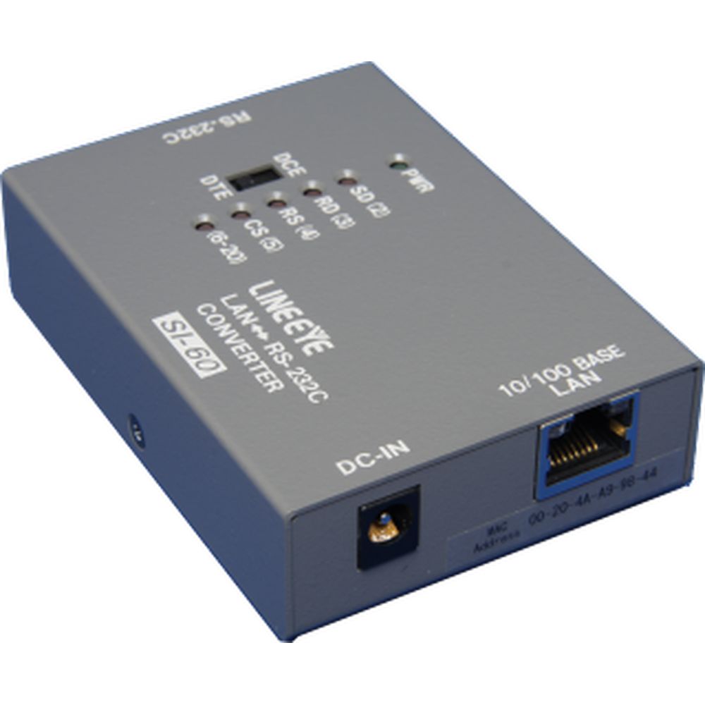 ラインアイ インターフェースコンバータ (LAN ⇔RS-232C ) SI-60 計測