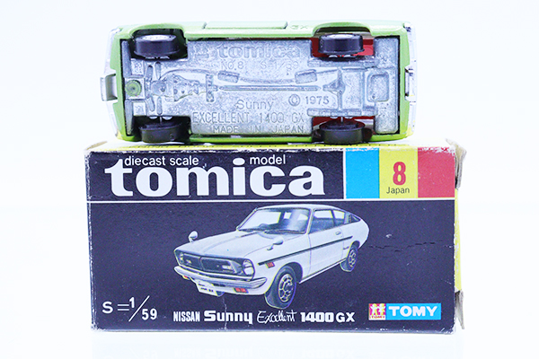 ミニカーショップ ケンボックス トミカ 黒箱☆8☆日産サニー