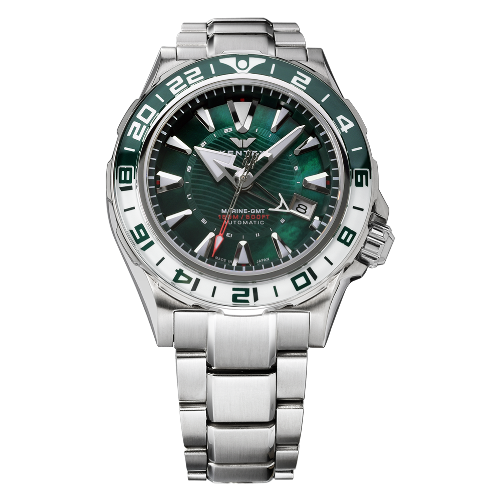 限定188本】KENTEX マリンGMT グリーンMOP／ MARINE GMT Green-MOP